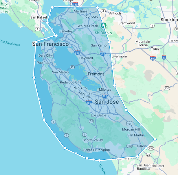 Service Area Map